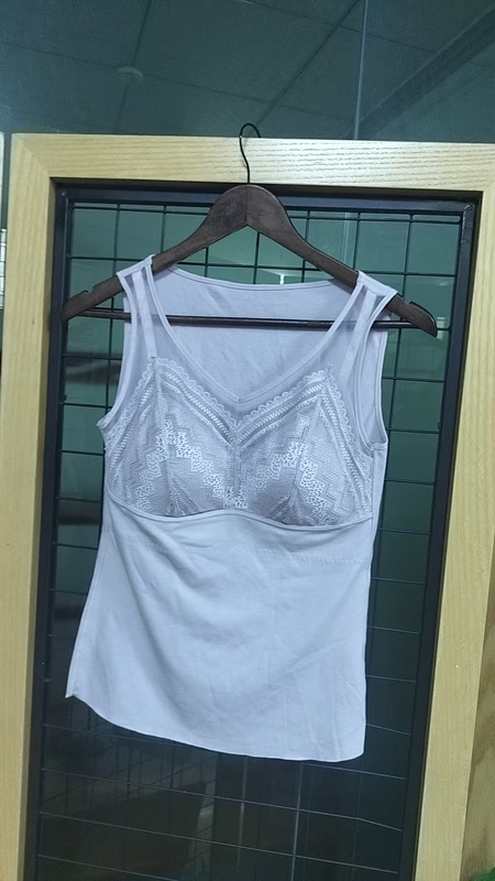 Nano Silver Heating Lace Thermal Vest, No Need to Wear a Bra, Breathable Base Layer Vest, 49.9 for Two Pieces