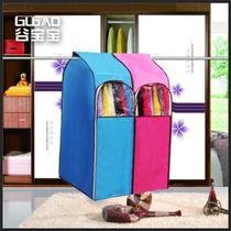 Thickened three-dimensional clothes cover dust cover Oxford cloth hanging clothes storage bag big clothes cover West clothing bag transparent water washable