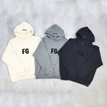 FEAR OF GOD BEST FOG FG main line towel embroidered hooded sweatshirt high street loose hoodie autumn winter tide