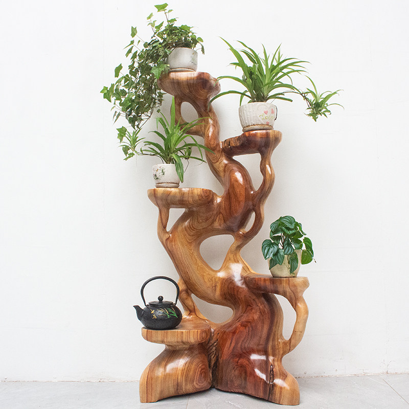 Natural conformable tree root bonsai stand: an artwork that brings great  nature home!