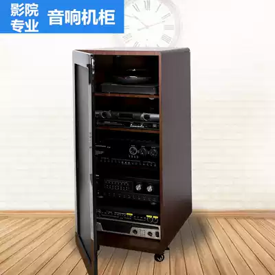 Excellent standard stage KTV theater audio amplifier cabinet equipment equipment power amplifier rack wooden aviation network shelf