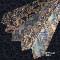 Stardust vintage》vintage overseas shopping silk retro baroque tie