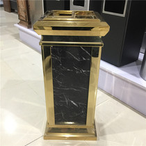 Luxury floor ash bucket Titanium royal floor trash can Elevator entrance corridor garbage can storage bucket ashtray