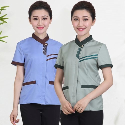 菱亮 Комнатный летний комплект для отеля для работы, короткий рукав, делается под заказ