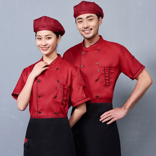 Летний кофейный лонгслив для работы, рабочая одежда, короткий рукав, делается под заказ, с печатью вашего логотипа