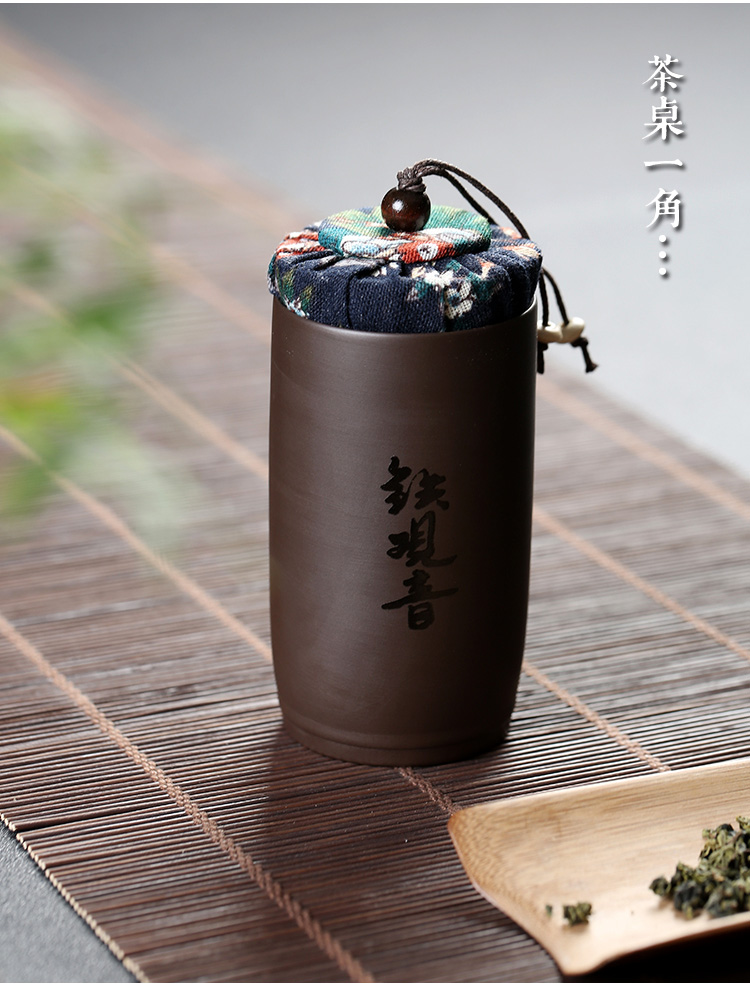 Is Yang, yixing undressed ore violet arenaceous caddy fixings manually wake receives tea urn pu - erh tea pot mini powder small jar