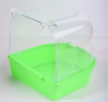 Parrot Bathing in bath Bathbasin Bird Bathing Basin Tiger Leather Peony Wenbird Birdies for cleaning Pet Supplies with a bath tub