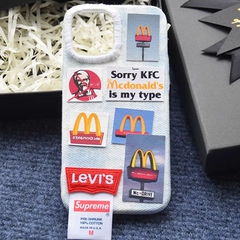 Supreme case — Trendy Fashionable Supreme Levi’s Arches Colonel Sanders iPhone Case for iPhone 17, 16, 15, 14 and 13