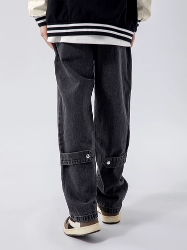 Ретро джинсы в стиле хип-хоп, штаны для отдыха, в американском стиле, оверсайз