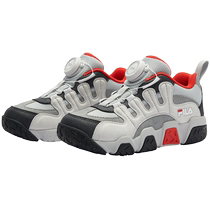 FILA Croissant Childrens Shoes Childrens BOA Knob Sneakers 2024 Autumn New Mens and Womens Basketball Shoes