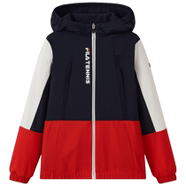 FILA – vêtements pour enfants nouveau style printemps 2024 veste chaude en velours pour garçons moyens et grands haut tricoté tendance