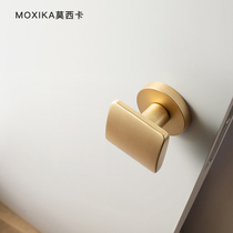 Mosika Invisible Door Lock Indoor Bedroom Unilateral Lock Background Wall Door Hidden Concealed Lock Single-sided Concealed Black Door Lock