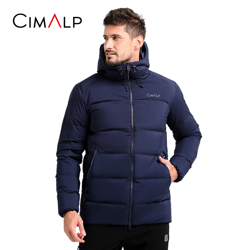 Cimalp Ximaltu down Jacket White Goose down Men's Outdoor Hooded Waterproof Amfiyf031