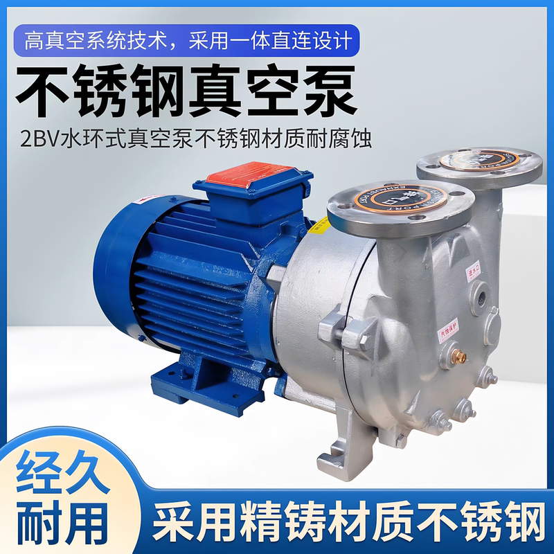 Boshan Anti-Corrosion Vacuum Pump 2Bv Series Stainless Steel 304/316L Water Ring Vacuum Pump Compressor Negative Pressure Pump