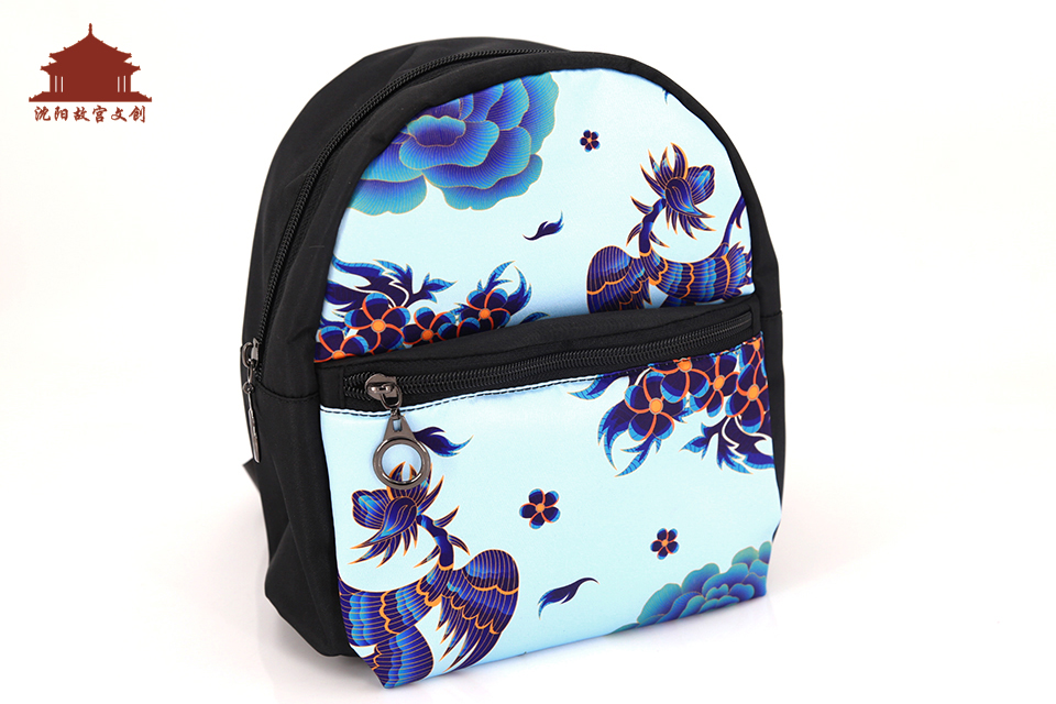 (Shengjing presents) Shenyang Palace Museum Wengenesis-Cuideng Danfeng-Twin Shoulder Bag