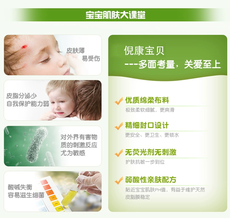 Ni Kang baby xylitol chăm sóc da tay và miệng khăn ướt đặc biệt 100 miếng khăn ướt cầm tay bao bì đơn lẻ - Khăn ướt