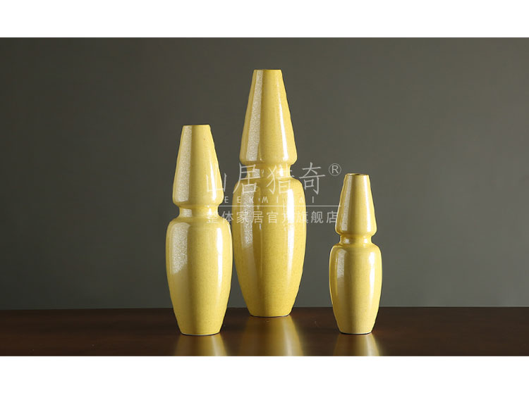 Nordic marble, ceramic vase dry flower flower arranging flower implement the table sitting room adornment furnishing articles or waist bottles