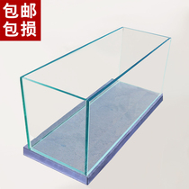 Ultra white fish tank set to make custom gold crystal glass living room small home ecological water grass turtle cylinder sloth gold fish tank