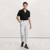 Тонкая белая рубашка, оверсайз, короткий рукав