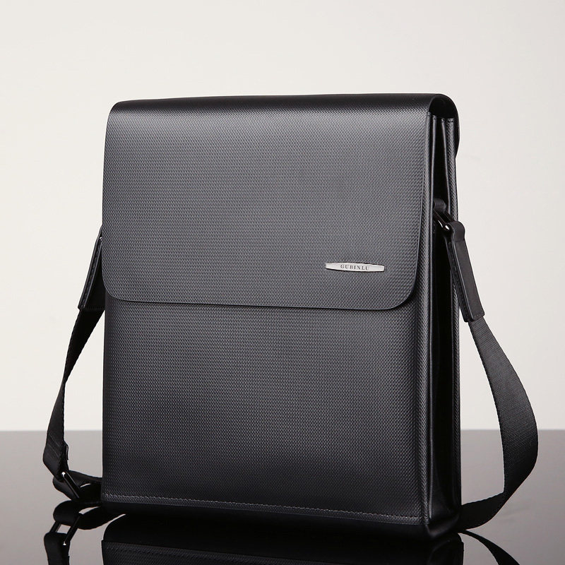 New men's inclined satchel bag men's leather single shoulder bag men's bag men's bag inclined hanging bag Bull Leather Bag bag for men