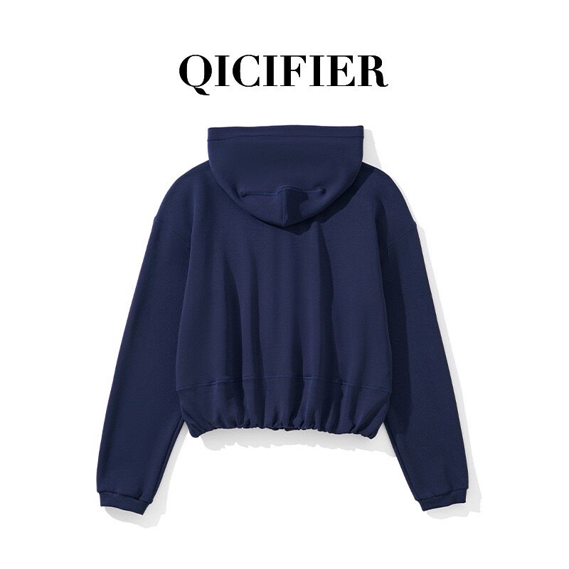 Куртка для йоги 新款糯米休闲瑜伽上衣跑步运动健身拉链连帽衫瑜伽卫衣女5219 Thousands of colored phyl