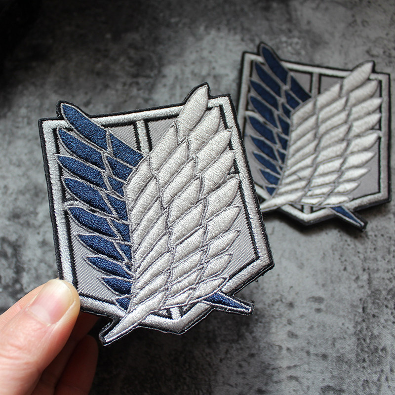 Giant Embroidered With the Giant Embroidery MAGIC STICKER FREE WING Flap DIY Sewing Patched with Comic Arm Chapters Send Hair Side