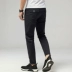 Quần nam mùa hè Quần nam 2019 mới thủy triều mùa hè siêu mỏng cotton lanh lanh Quần lụa nam băng giản dị - Quần tây thường Quần tây thường