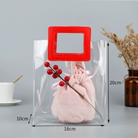 Красная кожа прозрачная труба 18*20*10 10