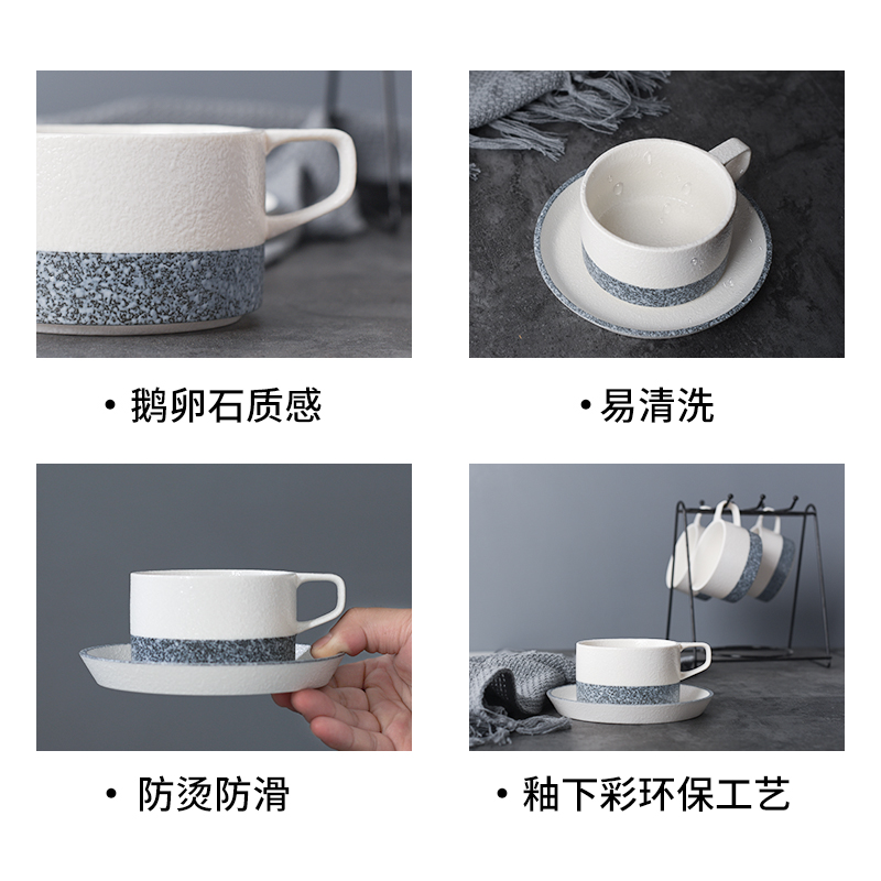 Unknown impression contracted coffee cup suit European ceramic cup with shelves to run out of cups and saucers afternoon tea cups