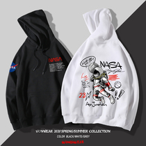 Sweatshirt joint name nasa astronaut basketball hooded spring thin flagship store official website Trend Tide brand coat clothes
