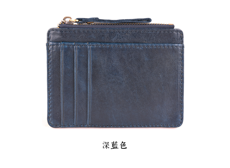[Sub-nghệ thuật] handmade da thẻ đa thẻ head lớp da thẻ ngân hàng đơn giản siêu mỏng giấy phép lái xe thiết lập đồng xu ví ví nam lv
