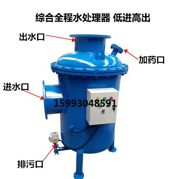 Fully automatic integrated water treatment device for fully automatic intelligent circular water treatment equipment for full-course integrated water treatment equipment