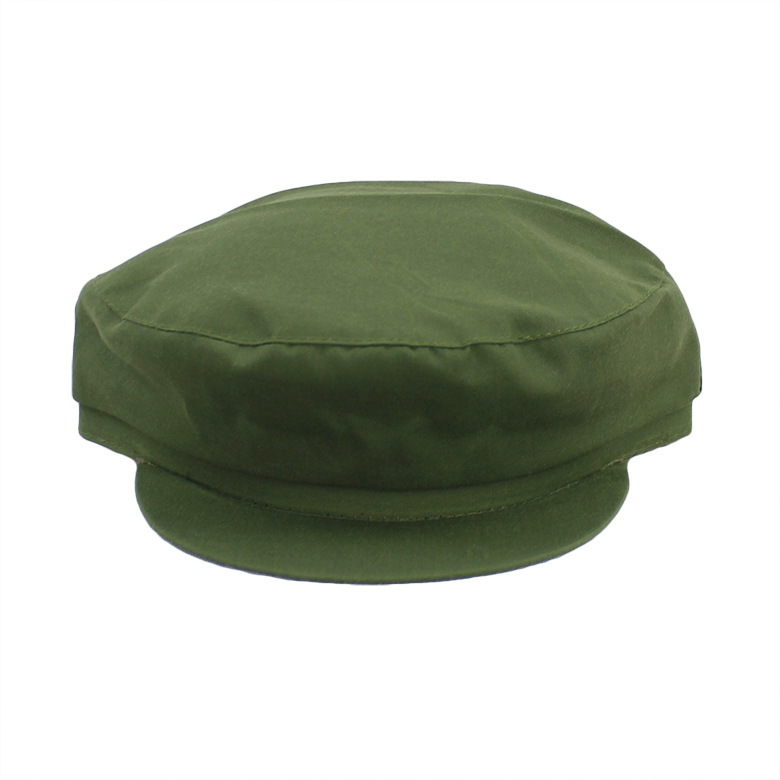 Old Red Army Hat Red Guards Five-pointed Star Newsboy Hat Army Green Youth's Dacron 69 Red Star Liberation Performance