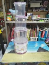 Shunxin C180 four-piece round sealed easy button can fresh-keeping box without bisphenol A food grade