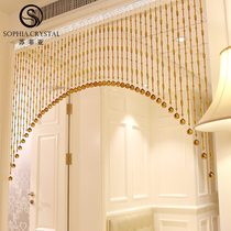 Sophia bead curtain Crystal partition curtain living room porch new finished bedroom curtain curtain hanging curtain