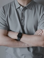 Однотонная прохладная дышащая футболка polo, летняя одежда для работы, короткий рукав