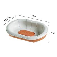 Оранжевая основа в стиле белой тарелки