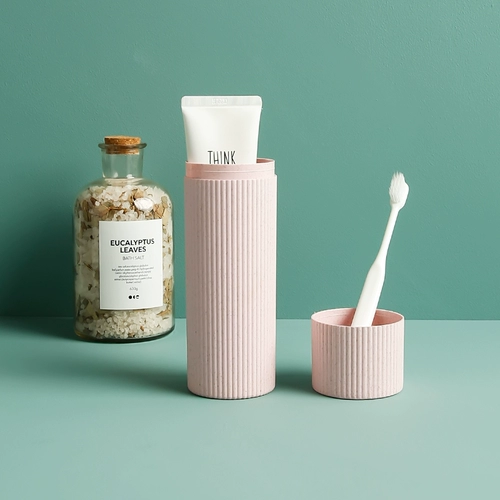 Креативная портативная зубная щетка для путешествий для влюбленных, ополаскиватель для рта, зубная паста, коробка