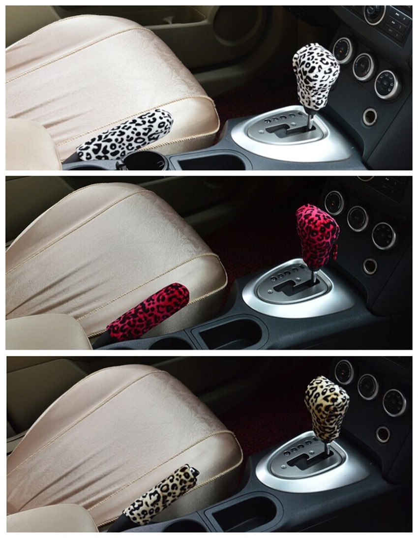 Plush petrol driver brake sleeve gear shift gear shift Glove Gear Shift Lever Sleeve Hand Row Automatic Car Interiors Suit