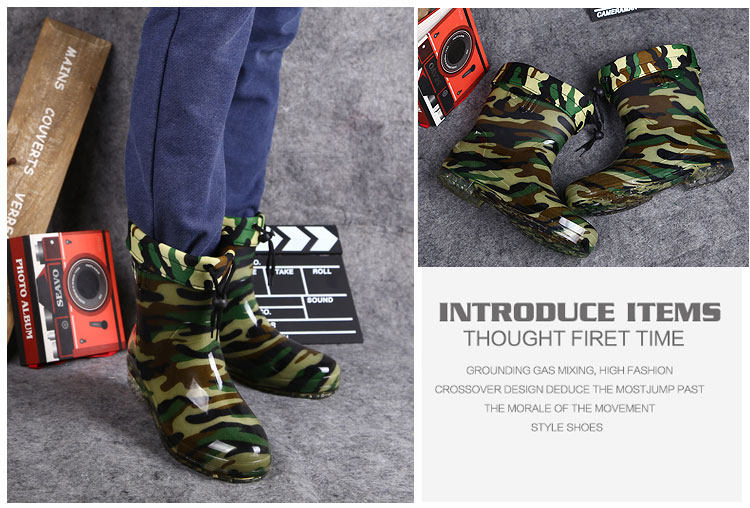 Chaussures - bottes caoutchouc homme pour hiver - semelle tendon - Ref 961254 Image 19