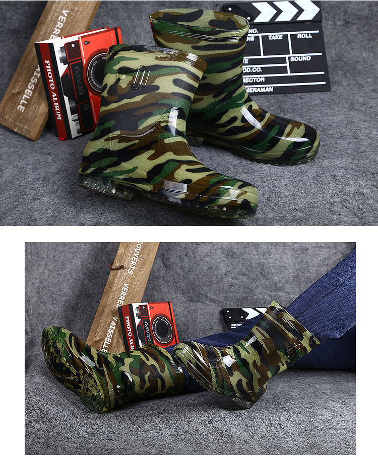 Chaussures - bottes caoutchouc homme pour hiver - semelle tendon - Ref 961254 Image 22