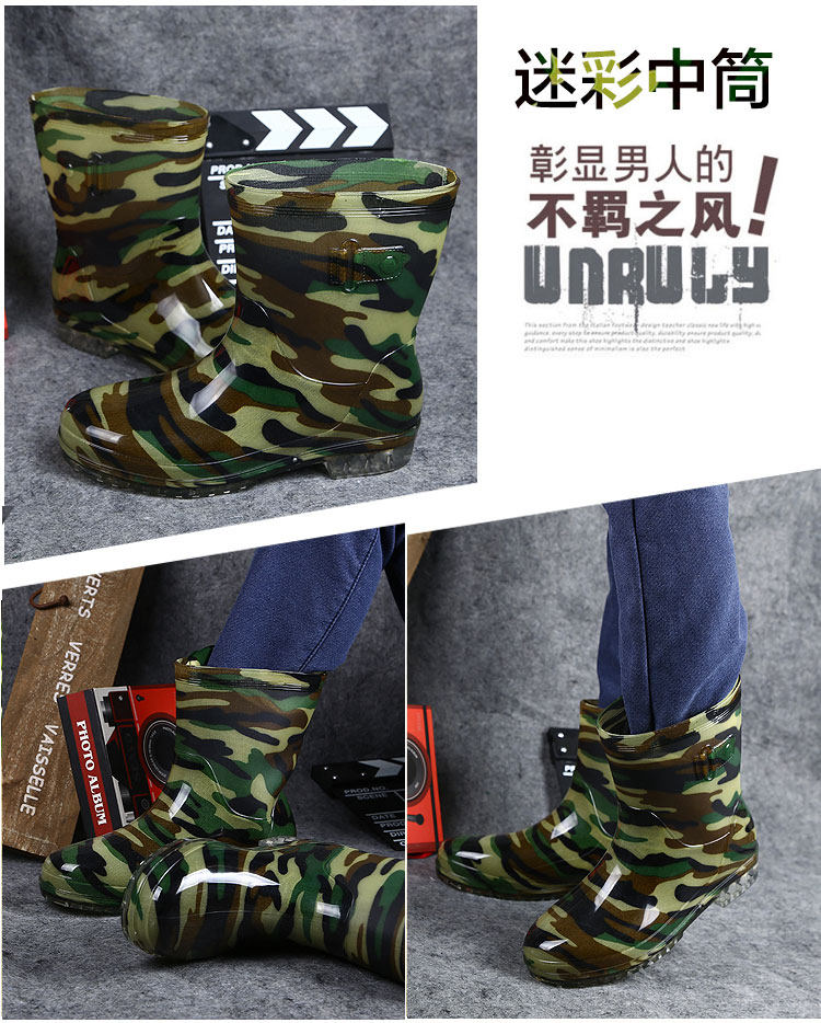 Chaussures - bottes caoutchouc homme pour hiver - semelle tendon - Ref 961254 Image 21