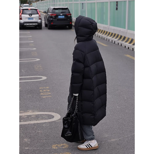 Бархатный удерживающий тепло пуховик, куртка, свободный крой, по фигуре