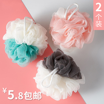 Bathing ball is not easy to disperse Bath flower foam man bathing desire super soft cute bath gray large flower ball girl
