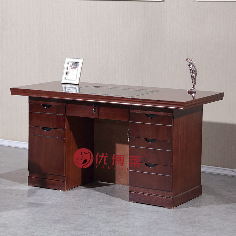 Paint veneer desk staff desk 1 4 meters 1 6 meters single office Chinese computer desk staff desk