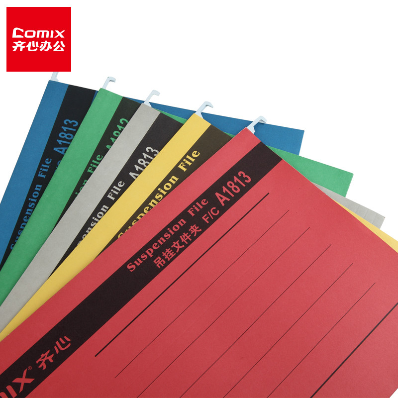 Qixin A1813 F C Hanging Labor Clip Hanging Fast Hanging Paper Hanging Clip Color Hanging Clip Hook Folder