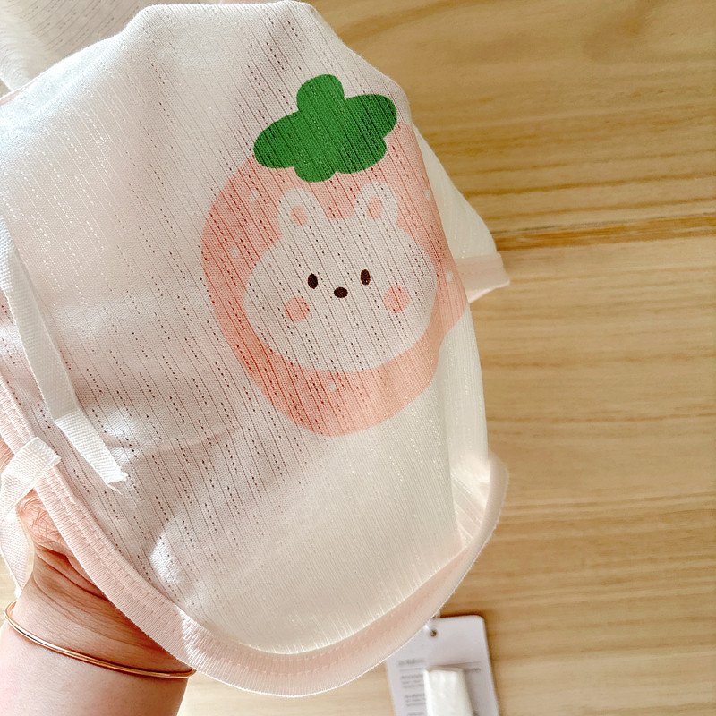 Детская одежда для дома 迪尼豆豆新生儿衣服夏季超软薄款纯棉无骨系带短袖和尚服婴儿上衣 Dini, Doug