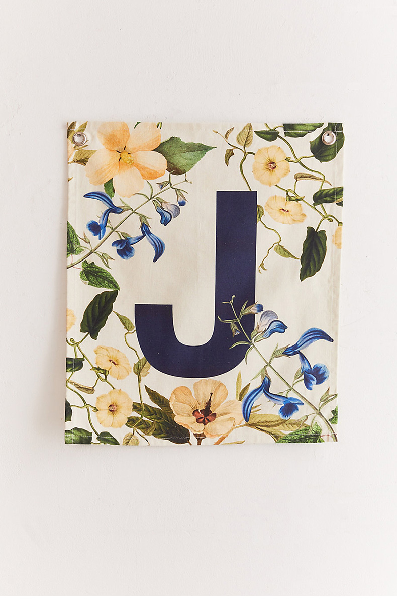 Dành riêng hoa monogram canvas bông dệt tấm thảm tấm thảm mới Urban Outfitters - Tapestry thảm treo tường 2m	