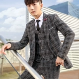 Комплект, пиджак классического кроя, трендовый классический костюм для отдыха, свадебное платье, в корейском стиле