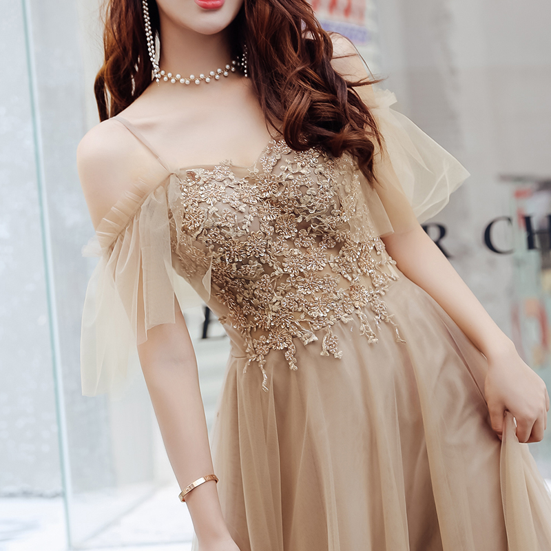 Robe de soirée manchon de cloche - Ref 3213411 Image 1